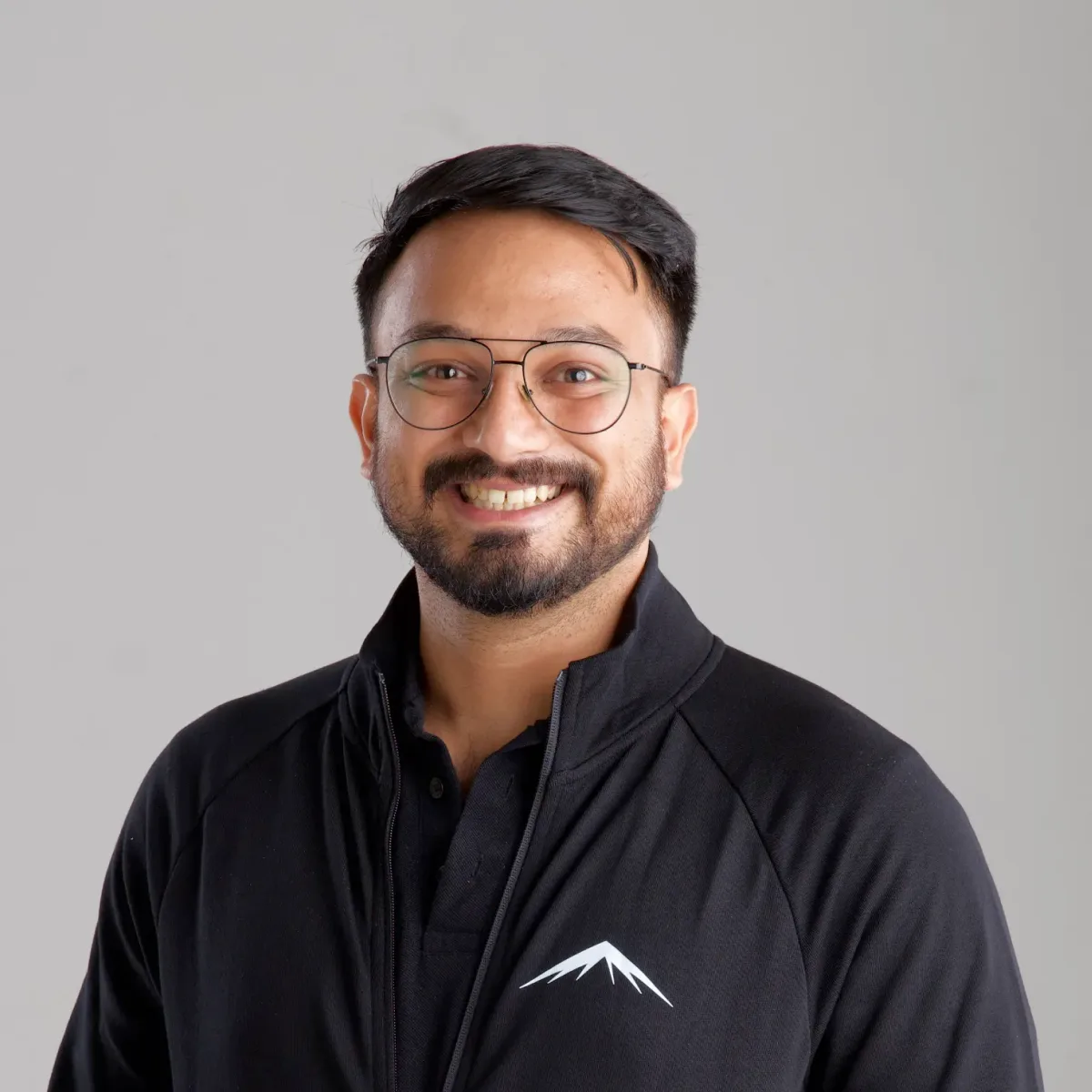 Paul ( Sebi ), smiling, in the Lumenridge jacket